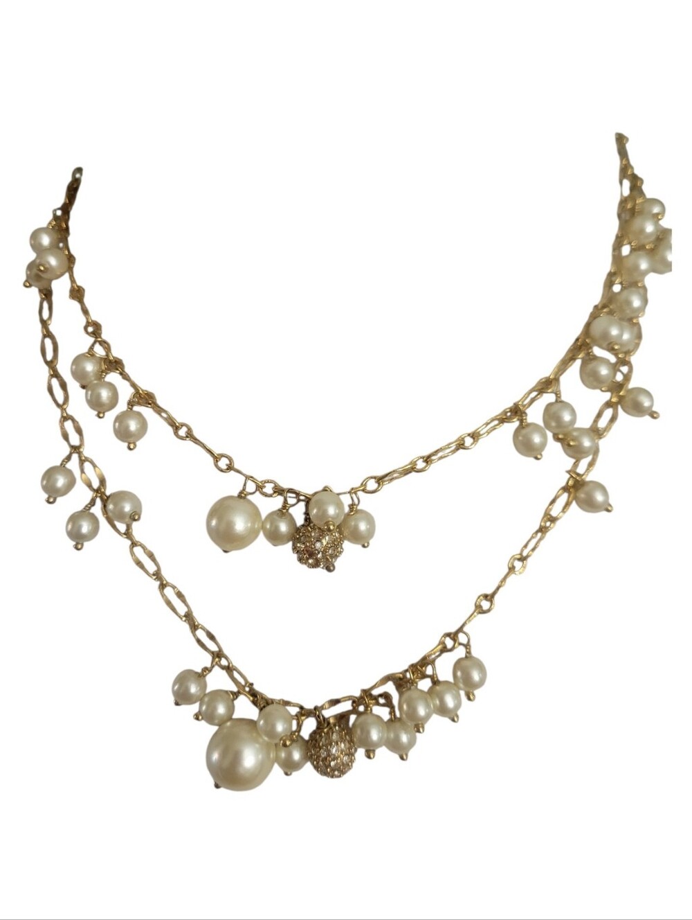 J. Crew Gold-Tone and Faux Pearl Necklace - Picture 3 of 6